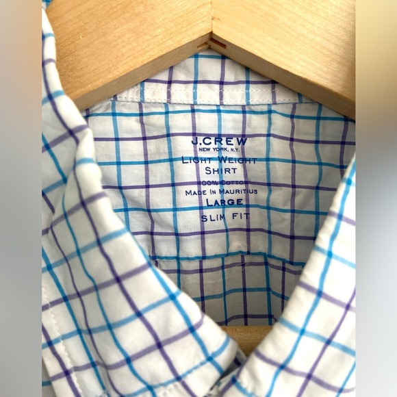 J.Crew mens light weight 100% cotton button down - Picture 6 of 9